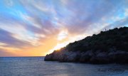 Puesta de sol en Salobreña