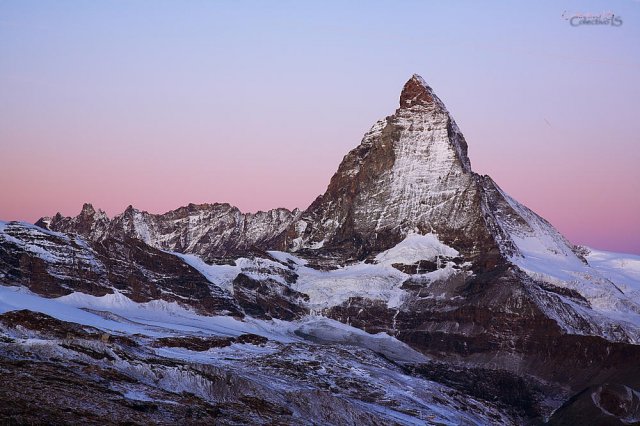 Cervino al amanecer