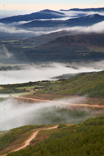 Días de lluvia y niebla