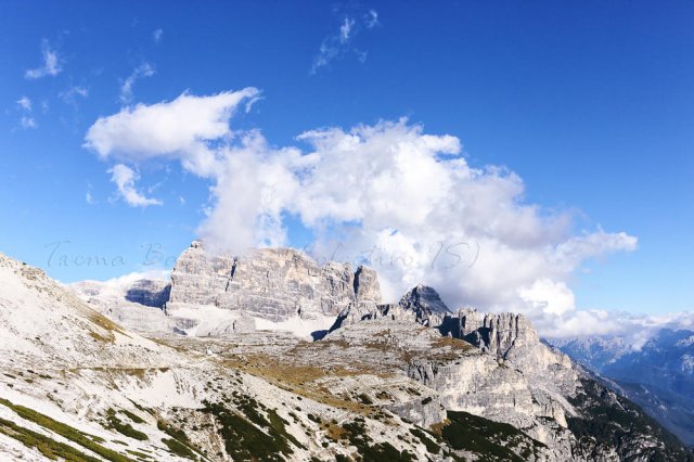 Dragón en las dolomitas