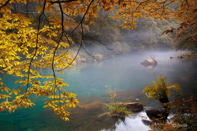 El rio Eume (Coruña)