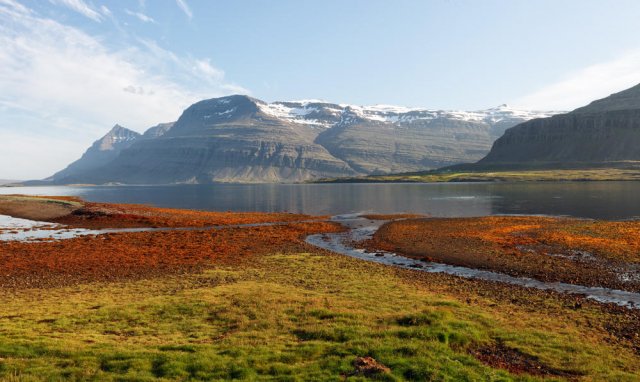 Fiordo Berufjördur, Islandia 