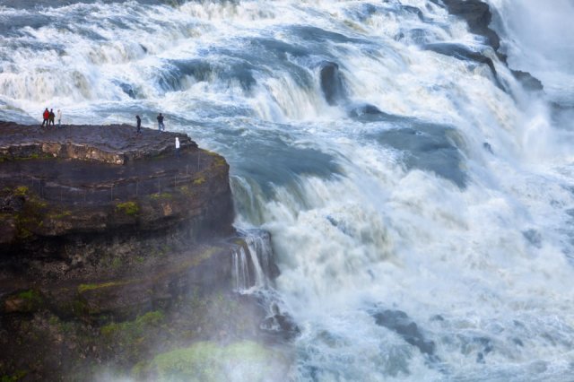 La fuerza de Gullfoss, Islandia