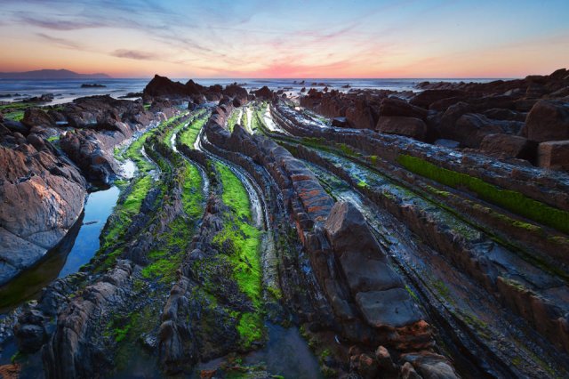 La playa de Barrika en horizontal