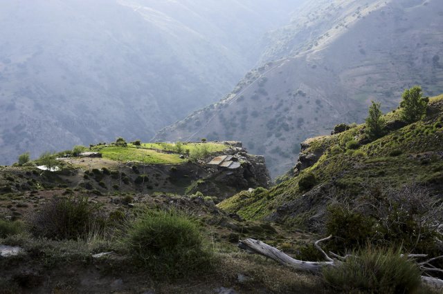 Paisaje alpujarreño/serrano a contra luz