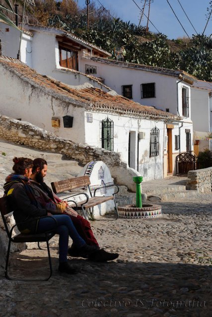 Parejita italiana en el Sacromonte