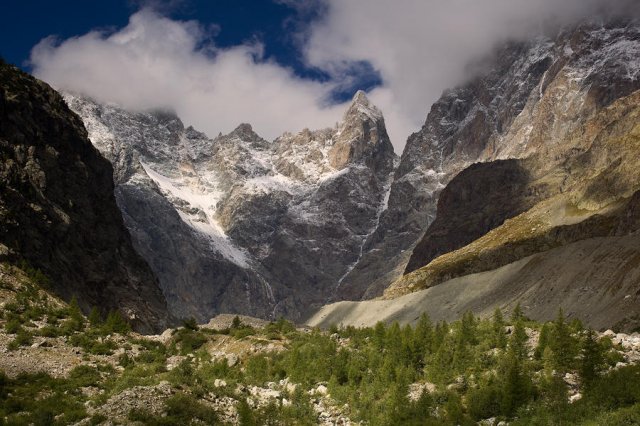 Parque Nacional  des Ecrins, Glaciar negro