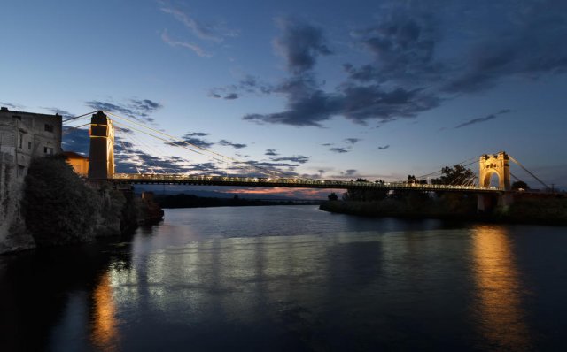 Puente colgante de Amposta