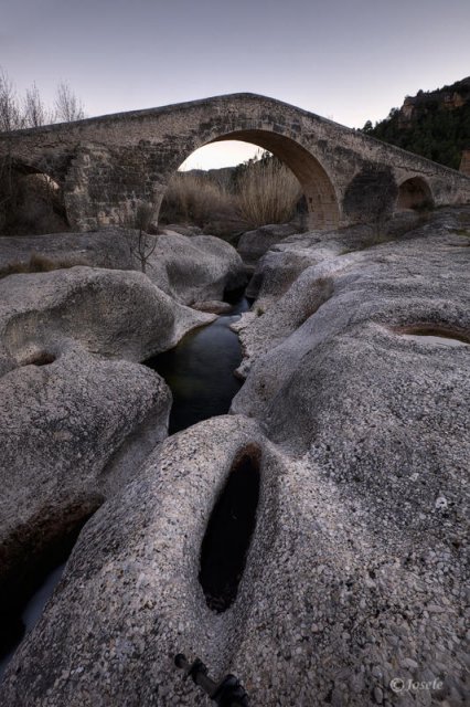 Puente romano sobre el río Montsant