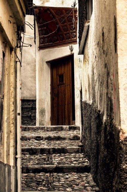 Puerta con ornamento