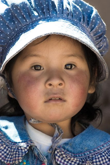 Retrato Niña comunidad de Raqchi