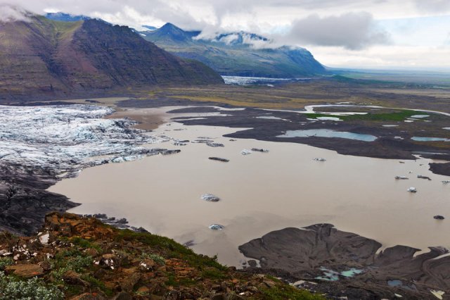 Skaftafellsjokull, Parque Nacional Skaftafell, Islandia