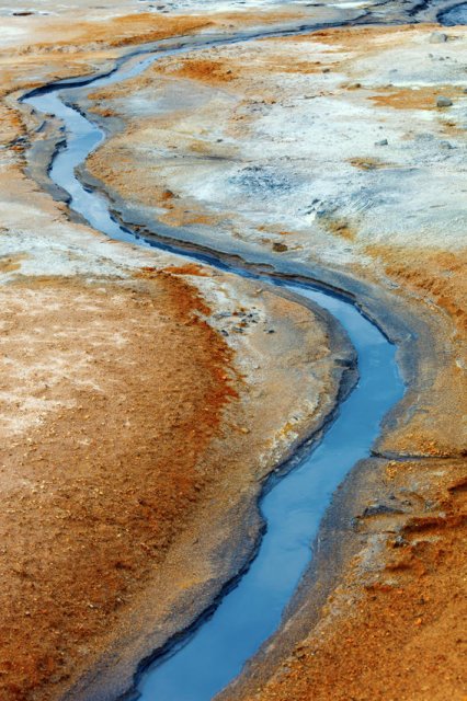 Zona geotérmica  de Hverir, Islandia