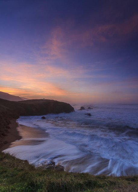 Atardecer del temporal.