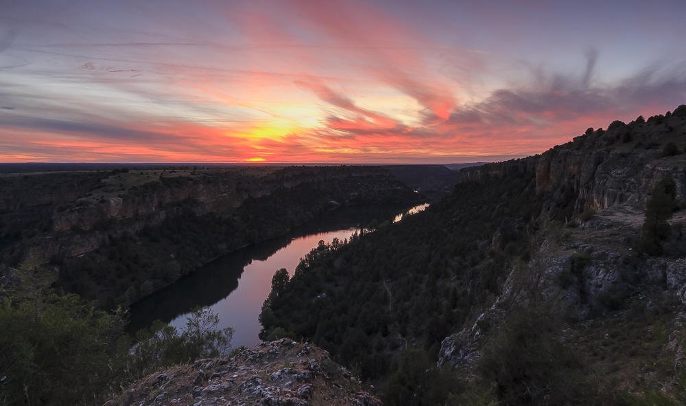 Las Hoces al atardecer. (Jesús Portal) Las Hoces al atardecer. (Jesús Portal)